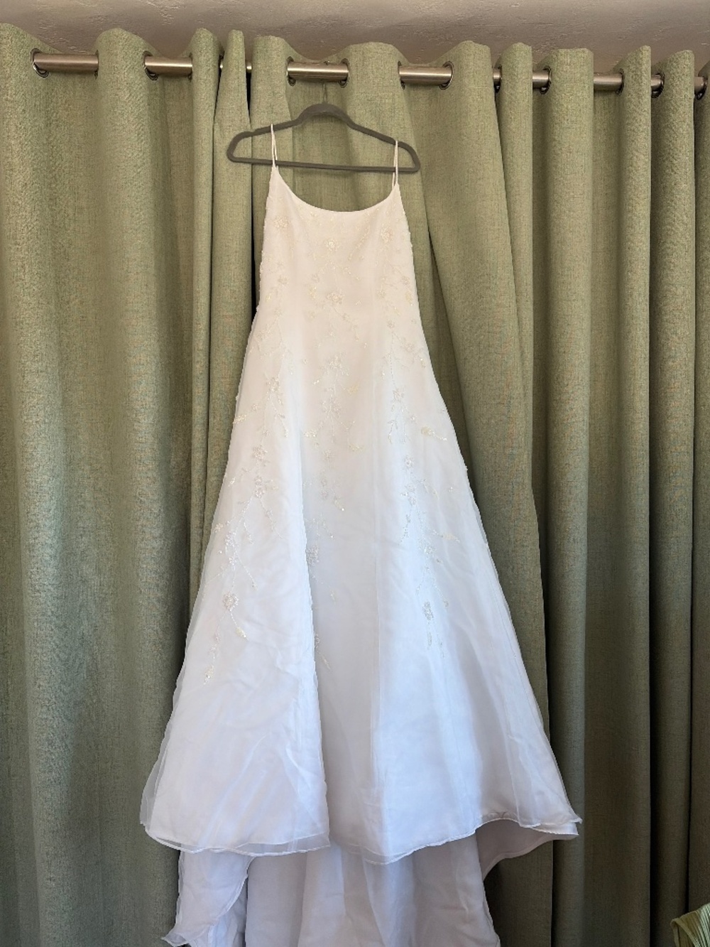 Early 2000s Vintage Beaded Wedding Dress